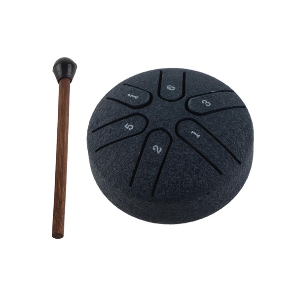 Gugxiom Mini Steel Tongue Drum, 3 6 Notes Handpan Drums,