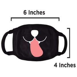 Kids Face Mask Reusable Washable Comfortable - MADE IN USA - Polyester, Spandex, Cotton Stretchy Material Fits Age 2-9 - "Doggie"