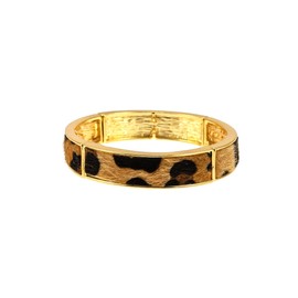 DAUPLAISE Jewelry Animal Bangle Bracelet for Women, Lightweight and Elegant- Gold Tone