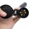 XUKEY 7-Way Blade to 7- Pin Round Trailer Adapter Plug