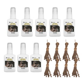 Outdoor Hunting Lab Certified Peak Doe Estrus Spray | 2 oz | 8 Bottles | Doe in Heat Urine for Hunting | Drag N’ Drip Included | Deer Scents
