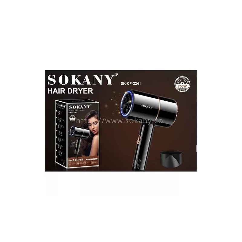 Sokany Secadora De Cabello Diseño Profesional 2 Velocidades Pelo