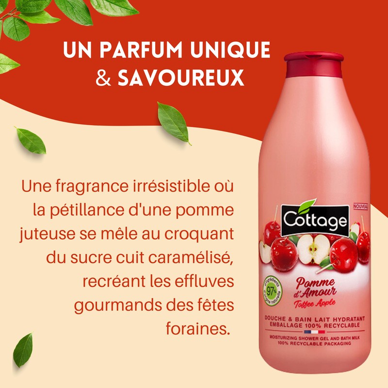 HIDRATANTE Gel de Ducha Cremoso #Manzana Caramelizada 750 ml