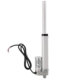 MYFULLY Electric Stroke Linear Actuator | DC 12V Heavy Duty 6'' Linear Actuator Motor with Mounting Bracket 900N(225lbs) Max. Lift 10mm/s for Auto Car RV Electric Door Opener (150MM Stroke Length, 1)