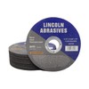 25 Pack 4.5" Cut-Off Wheels Lincoln Abrasives .040" Metal &