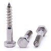 Glvaner M12 x 90mm (4 pcs) Stainless Steel Hex Head