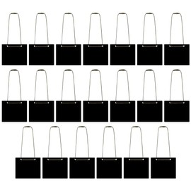 20pcs Mini Chalkboard Bottle Keeper Bottle Tag Plates Solid | Size: 56x47mm | Thickness: 2mm | Made in Japan