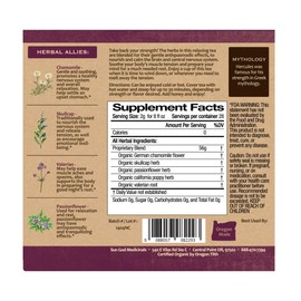 Sun God Medicinals Organic Hercules Herbal Tea - Muscle Support - 2 oz Loose Leaf (20-24 servings)