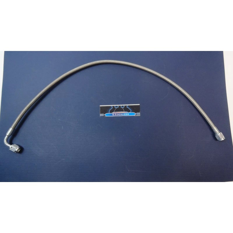 Unbranded Turbo Oil Feed Line 20" Steel Braided -4 AN