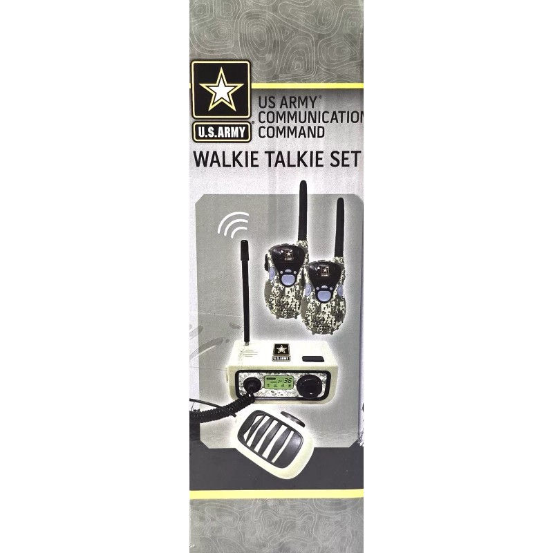 Brooklyn Lollipop US Army Communication Command Walkie Talkie Toy Set
