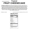 ANDY ANAND CHOCOLATIER Tropical Fruit Cheesecake 9" Pineapple, Pears &