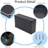 Otdorpatio Project Box IP65 Waterproof Junction Box ABS Plastic Black