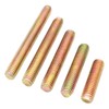 Qrity 10PCS M6 x 30mm Fully Threaded Rods, Coloured Zinc
