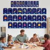 Harloon 56 Pcs Outer Space Alphabet Number Bulletin Board Galaxy