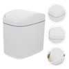 Ciieeo Light Luxury Desktop Trash Can with Lid Stylish Household