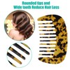 VOCOSTE Hair Comb Wide Teeth Anti-Static Pocket Comb for Thick