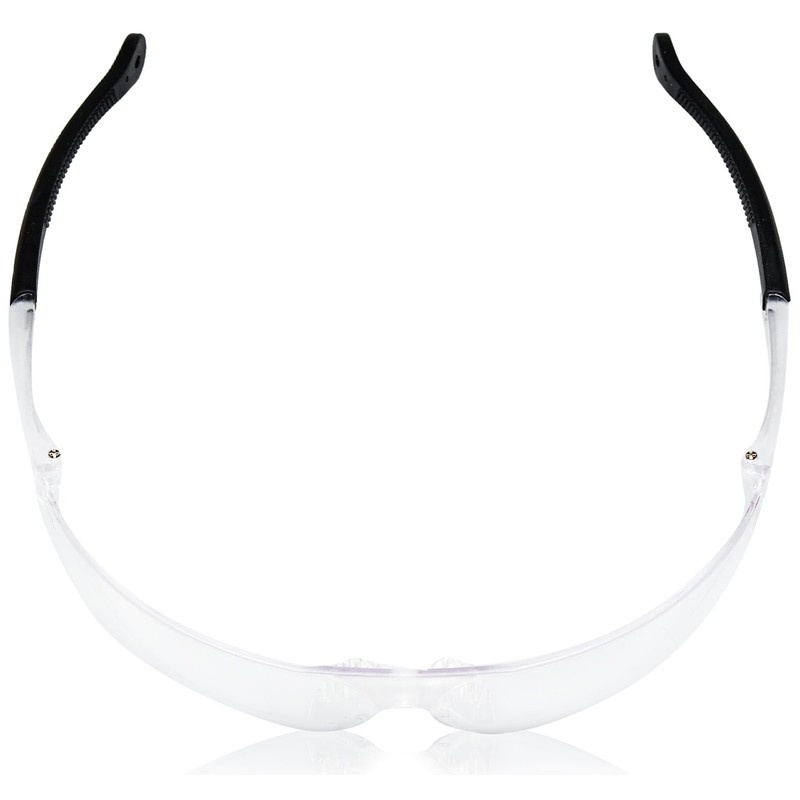 Radians RS1-10 Rad-Sequel Rubber Tipped Lightweight Glasses with Clear Lens,
