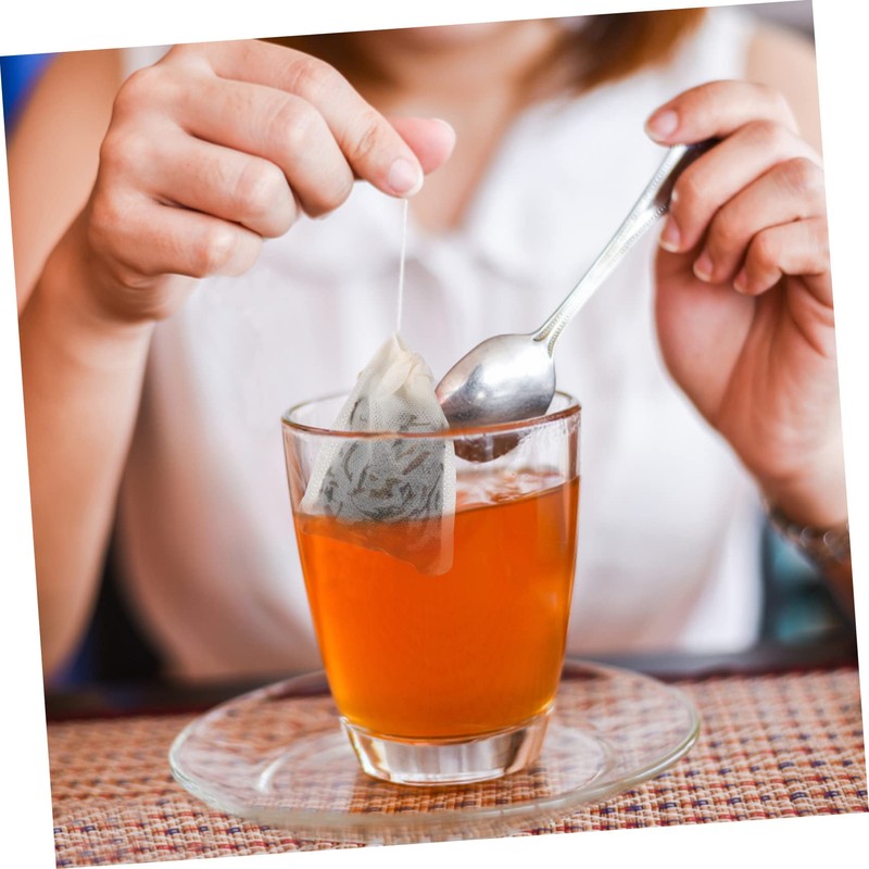 BIUDECO Brew Fine Mesh Strainer Tea Bags 200 Pcs Empty