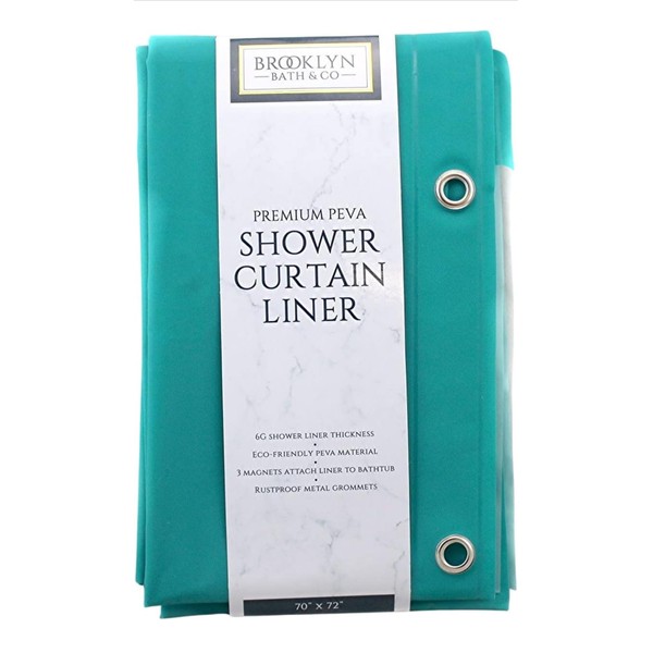 Home Expressions Premium 6 Guage PEVA Shower Curtain Liner -
