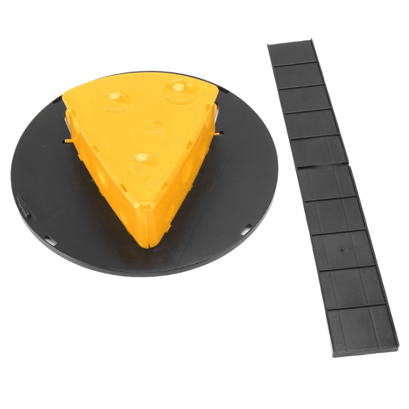 Slip Lid Mouse Trap Automatic Reset Reusable Cheese Shape Detachable
