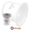Bullongè TB Pearl-White Watchmaker's Control Magnifier for Watch Repair -