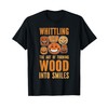 Whittling Kit, Carving Tools, Wood Craft, Whittler Gear T-Shirt