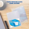 6 Pack 9 X 7 “Clear Exercise Book Covers Strong