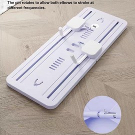 Multi-functional Abs Board   6 in 1 Ab Plate   Do Belly Exercises  Non-slip Silent Precise Timing Increase   Ab Exercise Board Shippingce  Foldable and Easy to Carry   Plastic Body Keeping Healthy Web   Can be Used at Home Suitable for all Body Types - C