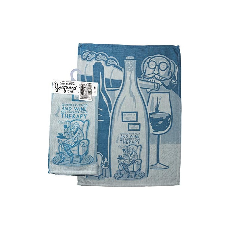 Kitchen Towel - Good Friends And Wine