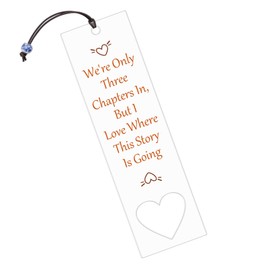 3 Year Anniversary Gifts for Him Her Metal Bookmark Gifts for 3rd Anniversary Marriage Gift for Husband Wife Boyfriend Girlfriend Couples Book Lover 3 Year Wedding Anniversary Bookmark