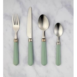 RA-HOMESTORE® New 16 Piece Cutlery Set, Stainless Steel (Seafoam)