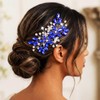 Rhinestone Wedding Hair Comb Silver Bridal Hair Accessories Crystal Hair