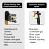 FORNAX Mini HVLP Paint Spray Gun with 0.8mm Nozzle, 250
