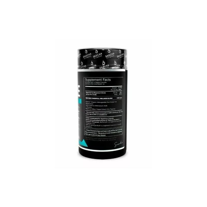Sascha fitness corp Restore Sascha Fitness Cortisol Support Supplement Stress