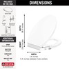DELTA FAUCET -faucet Refresh Elongated Bidet Toilet Seat, Bidet Attachment