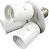 Superdream E26 E27 Lamp Bulb Socket, 3 in 1 Standard