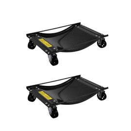 Car Dolly Set of 2, 5000LBS Capacity Wheel Dolly, Heavy Duty Vehicle Dolly for Moving Car with 3.5 Inch Steel Wheels, 24x15 inches