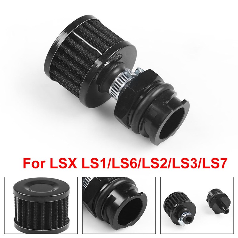 Dyno Racing Aluminum Billet Valve Cover Adapter Oil Cap Breather