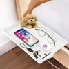 TUAKIMCE Hanging Bedside Table with Cable Holder - Practical Lapel