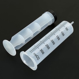 3pcs 350ml Syringes, Extra Large Plastic Syringes for Glue Dispensing, Scientific Labs, Watering, Refilling, Multiple Uses
