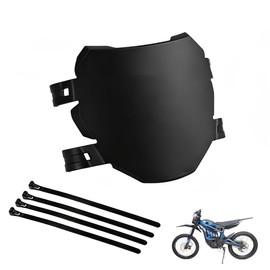 HAGNA 1 Set Motorcycle Number Plate Front Universal Number Plate for Surron Light Bee S/X X160 X260 Talaria X3 Mx3 Mx4-Bike Motocross Fits Most Dh Dual Crown Forks with 4 Straps