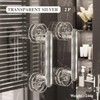 Tyothimm Suction Cup Door Handle, Waterproof Suction Cup Handle, Transparent