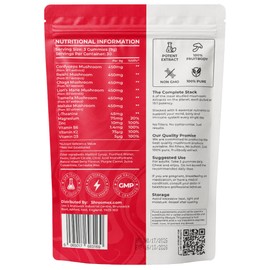 12-in-1 Mushroom Gummies 2,700mg with Lion's Mane, 90 Gummies