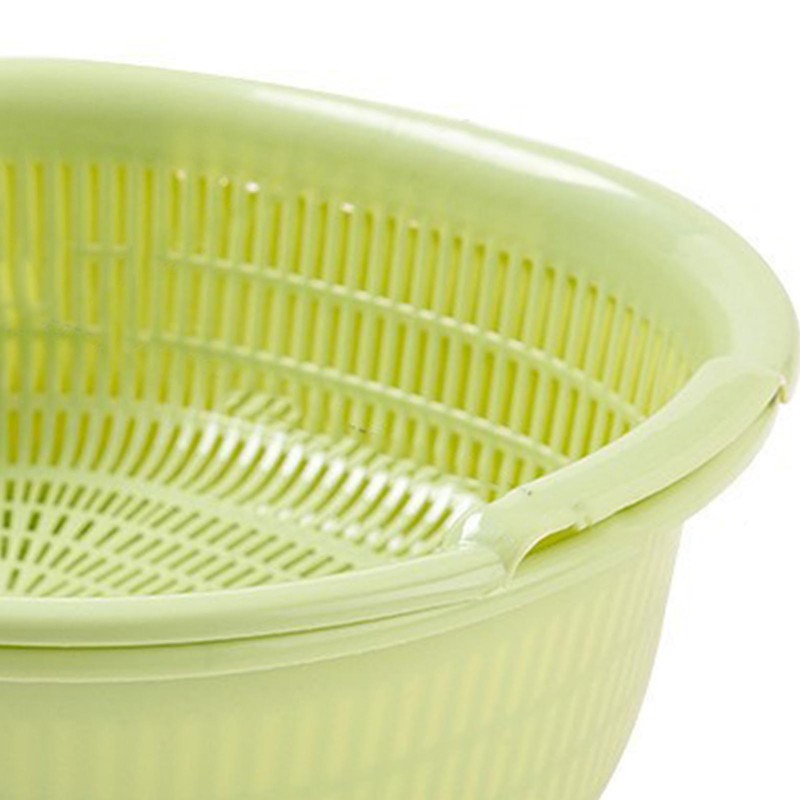 Kitchen Colander Bowl Plastic Large Capacity Multifunctional Portable Fruit Vegetable