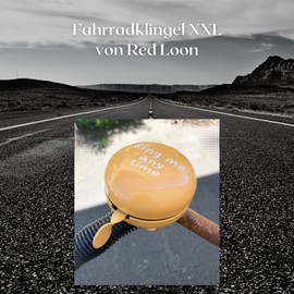 Bicycle Bell XXL Ding Dong 80 mm Bicycle Bell Loud - Bicycle Bell Girls - XXL Ding Dong 80 mm - Bicycle Bell - Large Bicycle Bell - Bicycle Bell - Bicycle Horn (Ring Me Any Time)