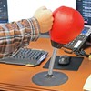 Fairly Odd Novelties Unisex Adult Desktop Punching Bag - Red,