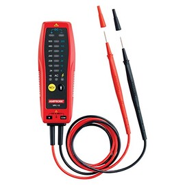 Amprobe VPC-12 Voltage and Continuity Tester with VolTect Non-Contact Voltage Detection and Built-in Vibration Alert,Red