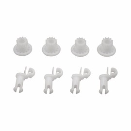 WD12X10327 Rack Roller and stud assembly Kit Replace for WD12X383 AP4980629 PS3486910 1811003 Compatible with GE Hotpoint Dishwasher (4 Pack)