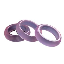 YIGEDAN 3pcs Natural Agate Rings Pink Jade Rings Jewelry Gemstone, Gemstone