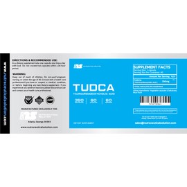 TUDCA | 350mg per Capsule x 60 Capsules | Nutraceutical Solution | Tauroursodeoxycholic Acid
